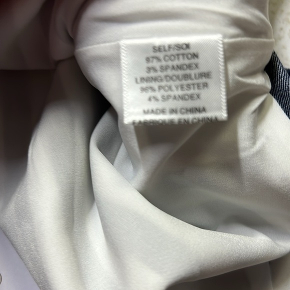 WAYF Striped Shorts Navy - Picture 5 of 6